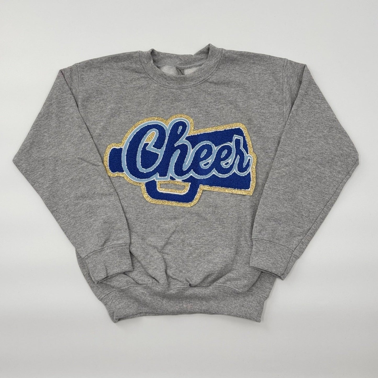 Cheer Blue Chenille Unisex Crewneck (Youth & Adult)