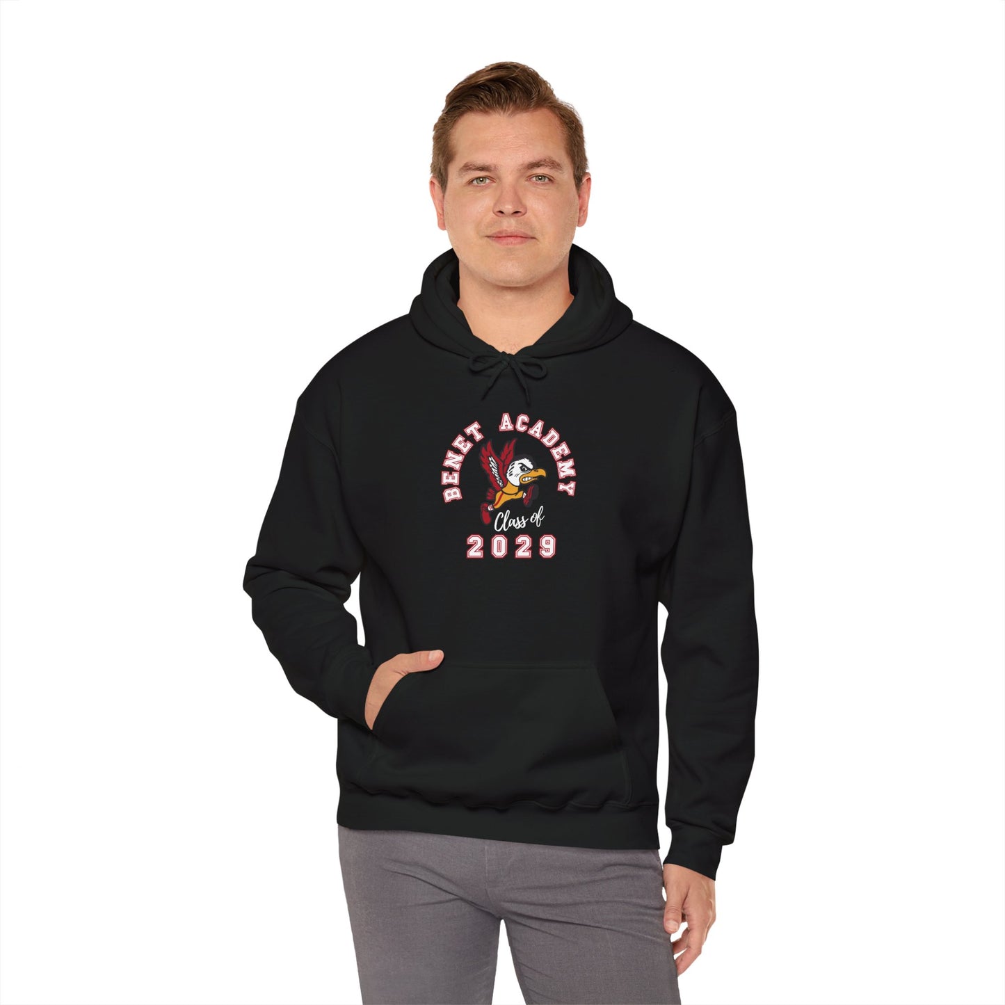 Benet Academy Class of 2029 Black Hoodie