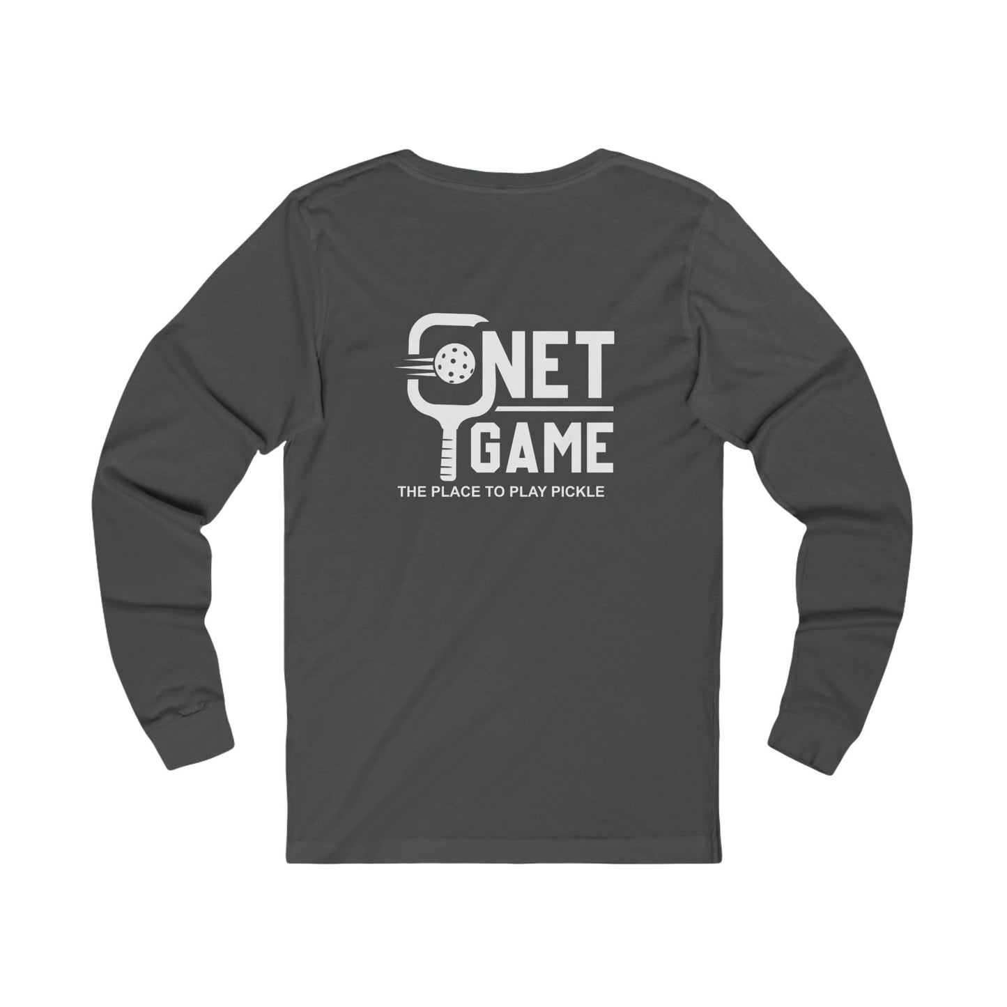 Net Game Gray Long Sleeve Unisex Tee