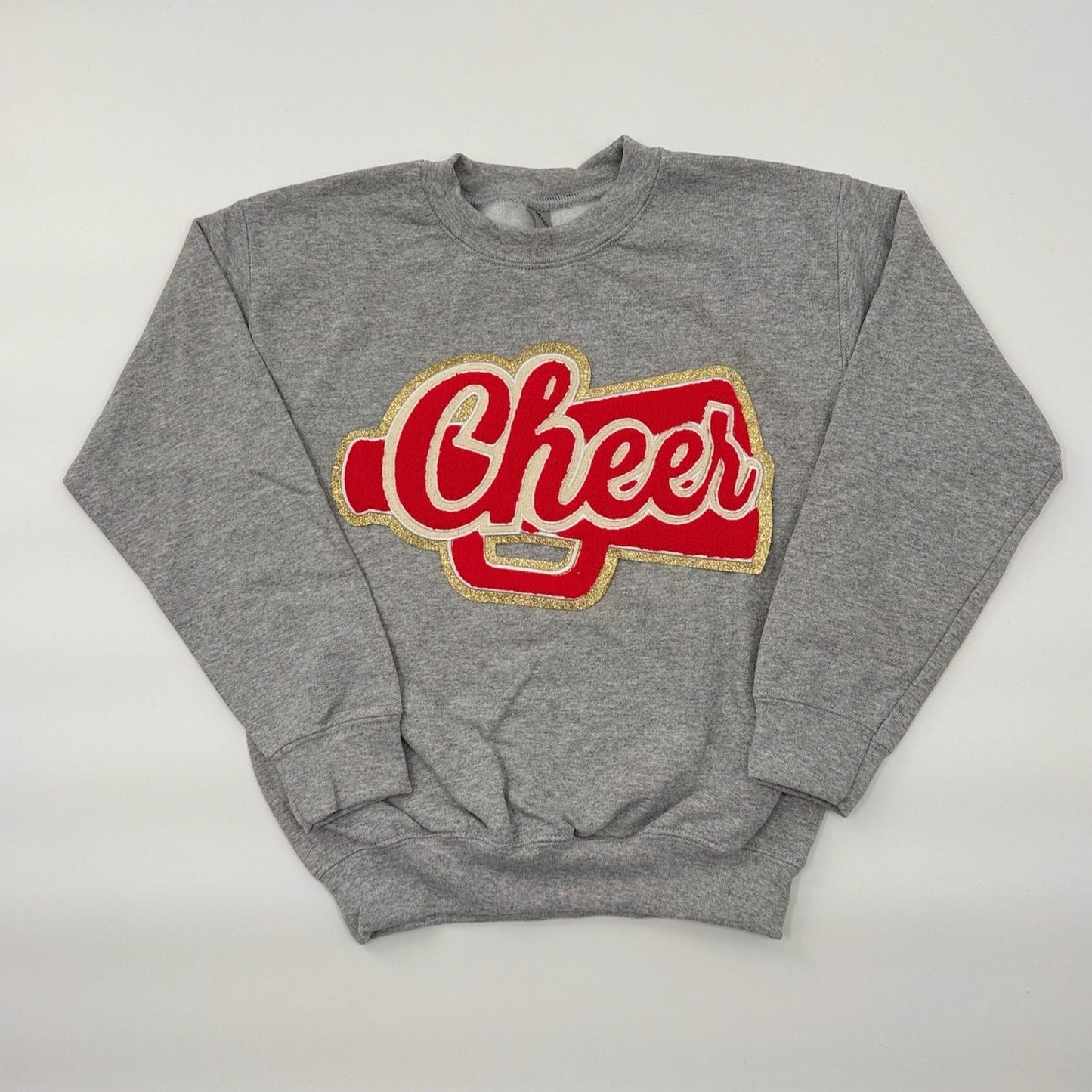 Cheer Red Chenille Unisex Crewneck (Youth & Adult)