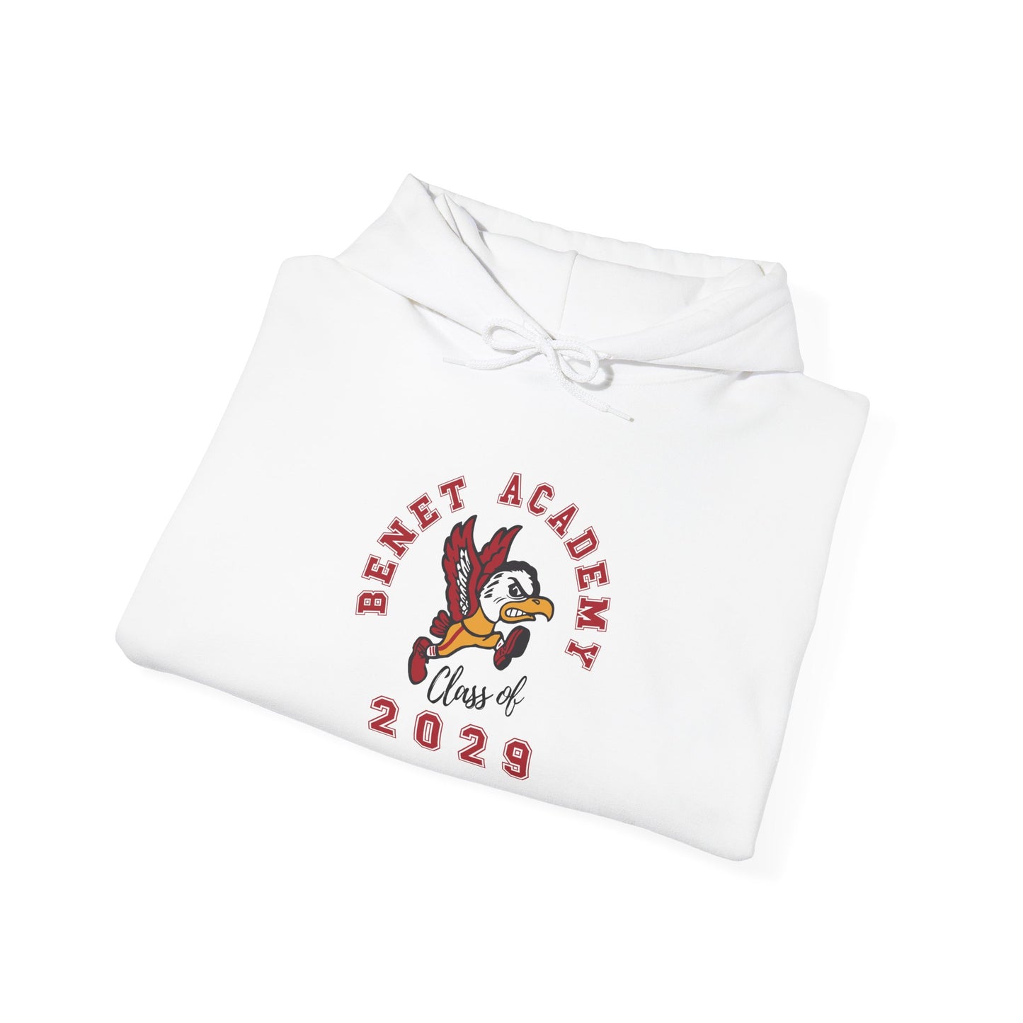 Benet Academy Class of 2029 White Hoodie