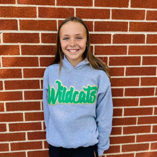 Wildcats Chenille Hooded Sweatshirt (Youth & Adult)