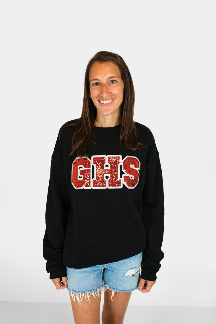 Galt Sequin Patch Crewneck