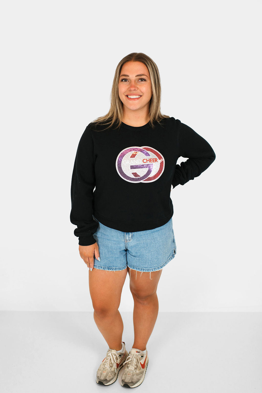 Grand Cheer Sequin Sequin Crewneck