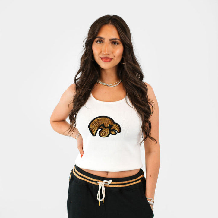 Tigerhawk Sequin Ribbed Tank