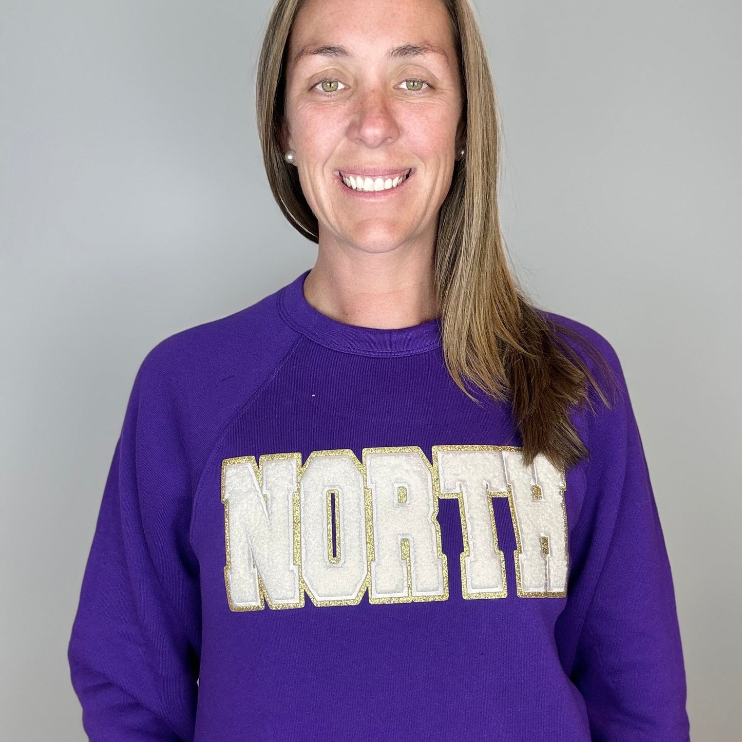 North Chenille Patch in a Unisex Crewneck