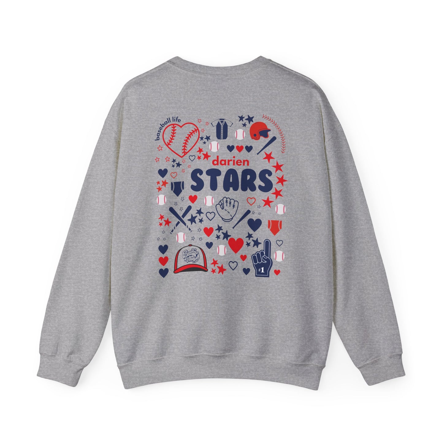 Darien Stars Collage Unisex Crewneck