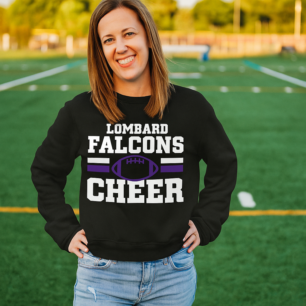 Lombard Falcons Cheer PERSONALIZED Game Day Crew