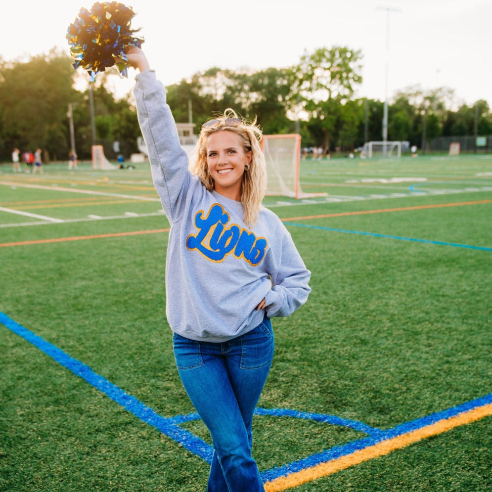 Lions Chenille Unisex Crewneck