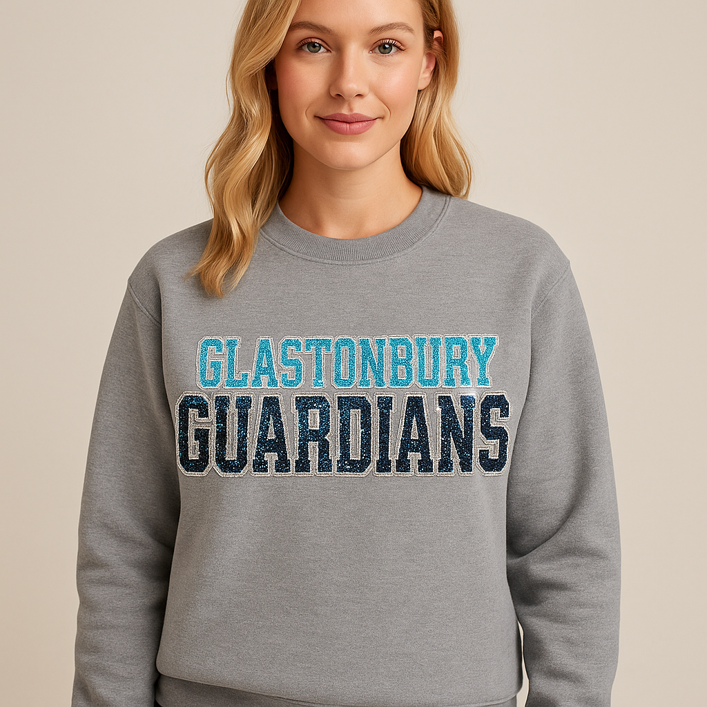 Glastonbury Guardians Sequin Crewneck