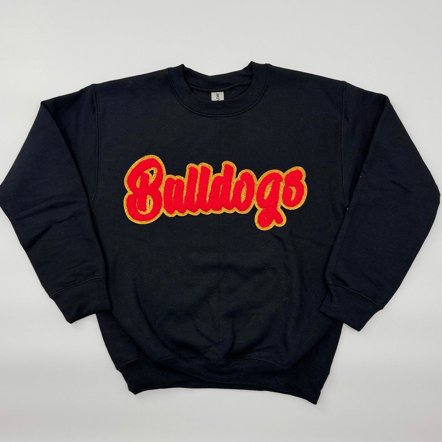 Bulldogs Red Chenille Unisex Crewneck