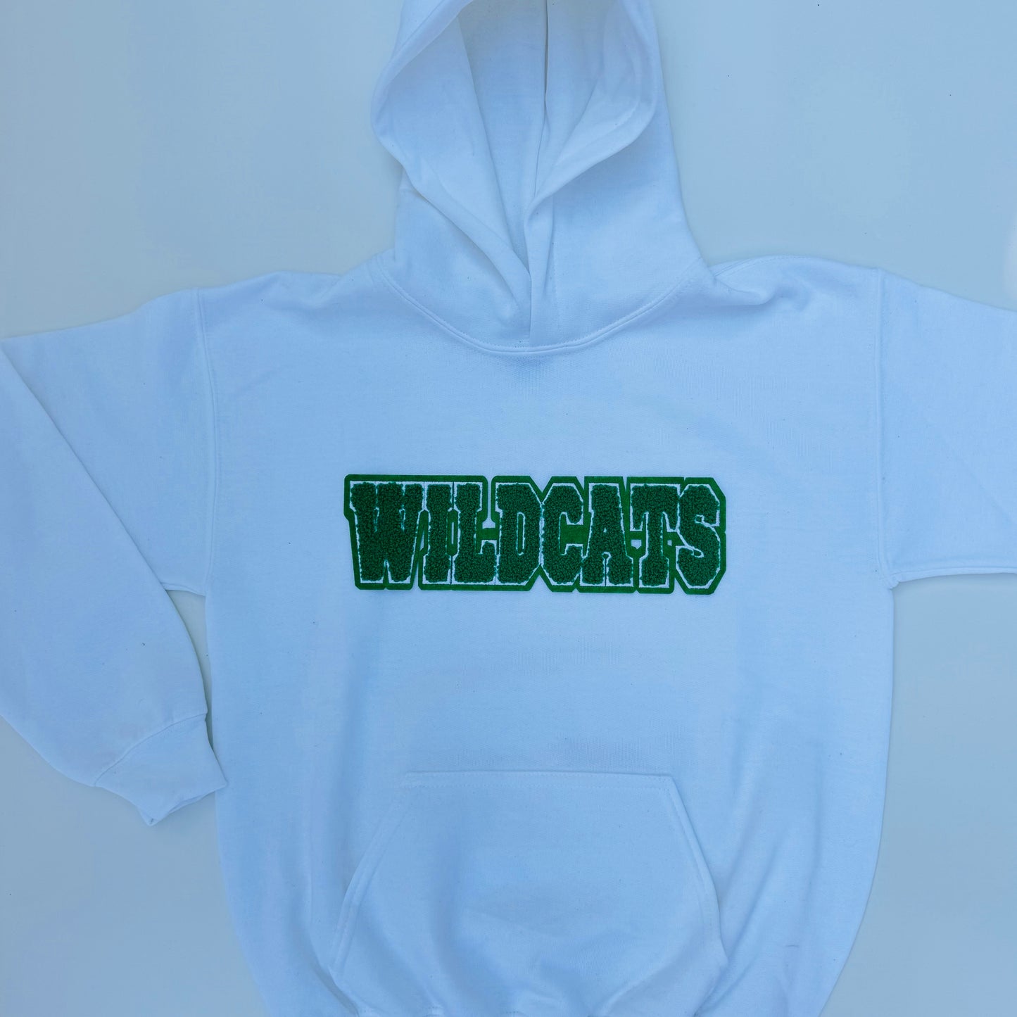 Wildcats Non-Glitter Chenille Hooded Sweatshirt (Youth & Adult)