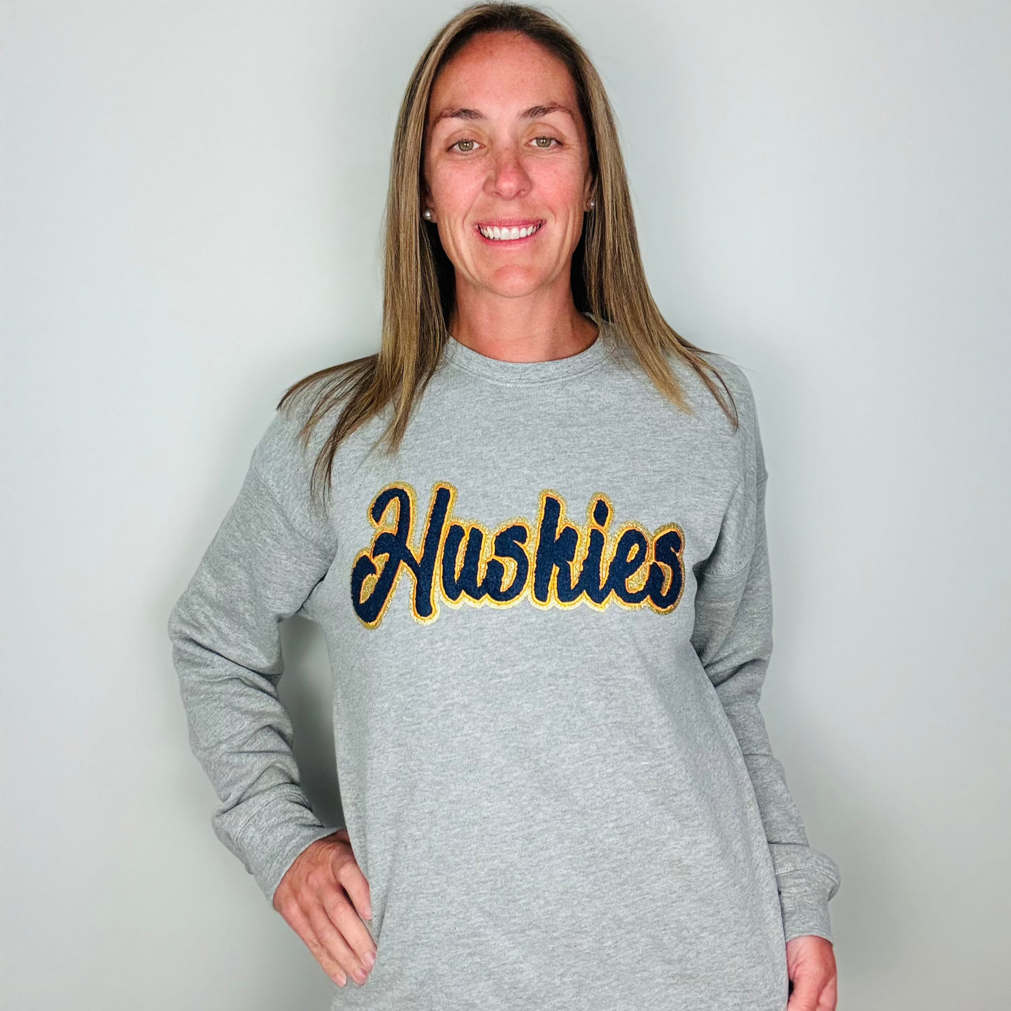 Huskies Chenille Crewneck
