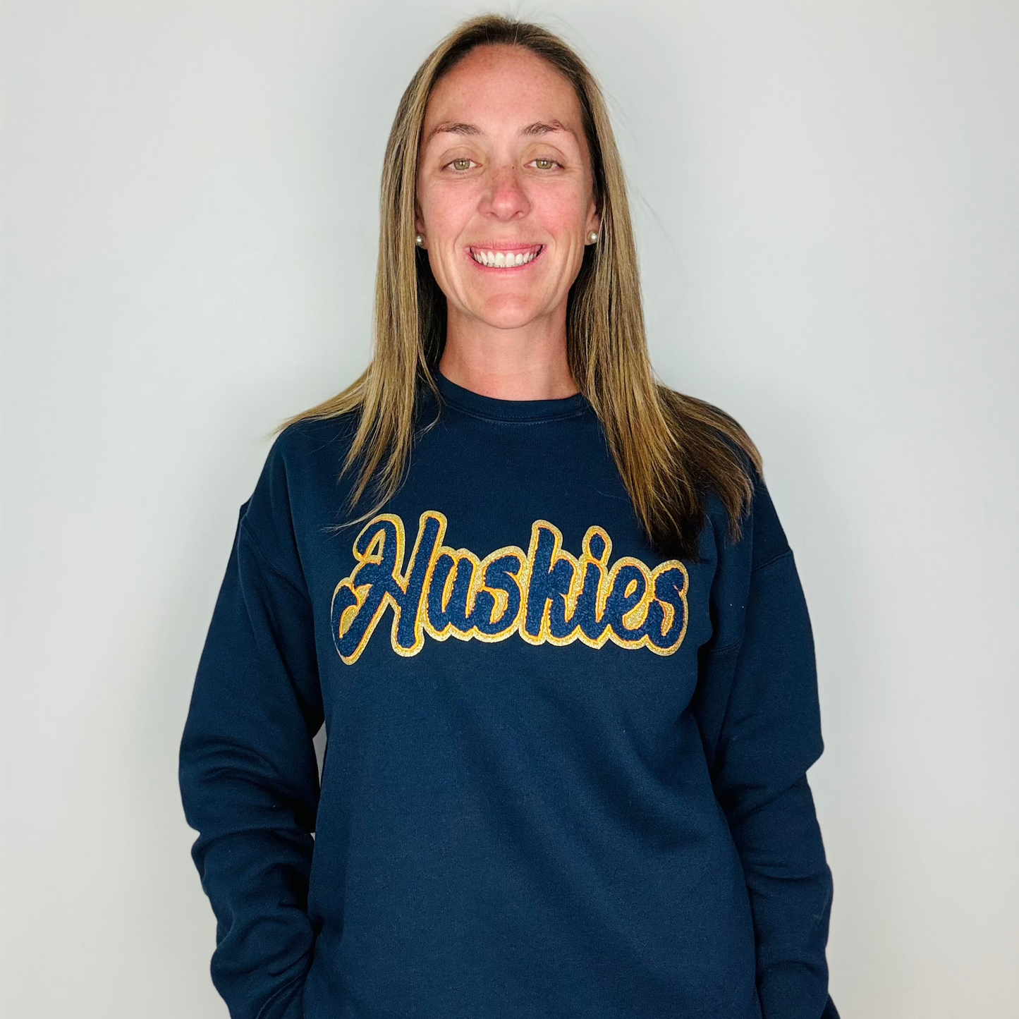 Huskies Chenille Crewneck
