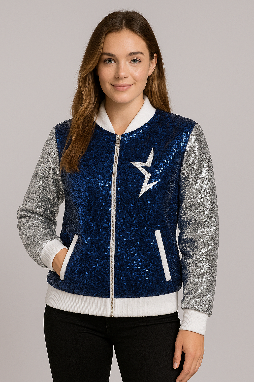 Custom Liberty Sequin Jacket