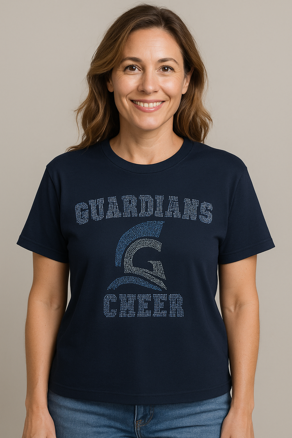 Guardians Cheer Rhinestone Tee (Youth & Adult)