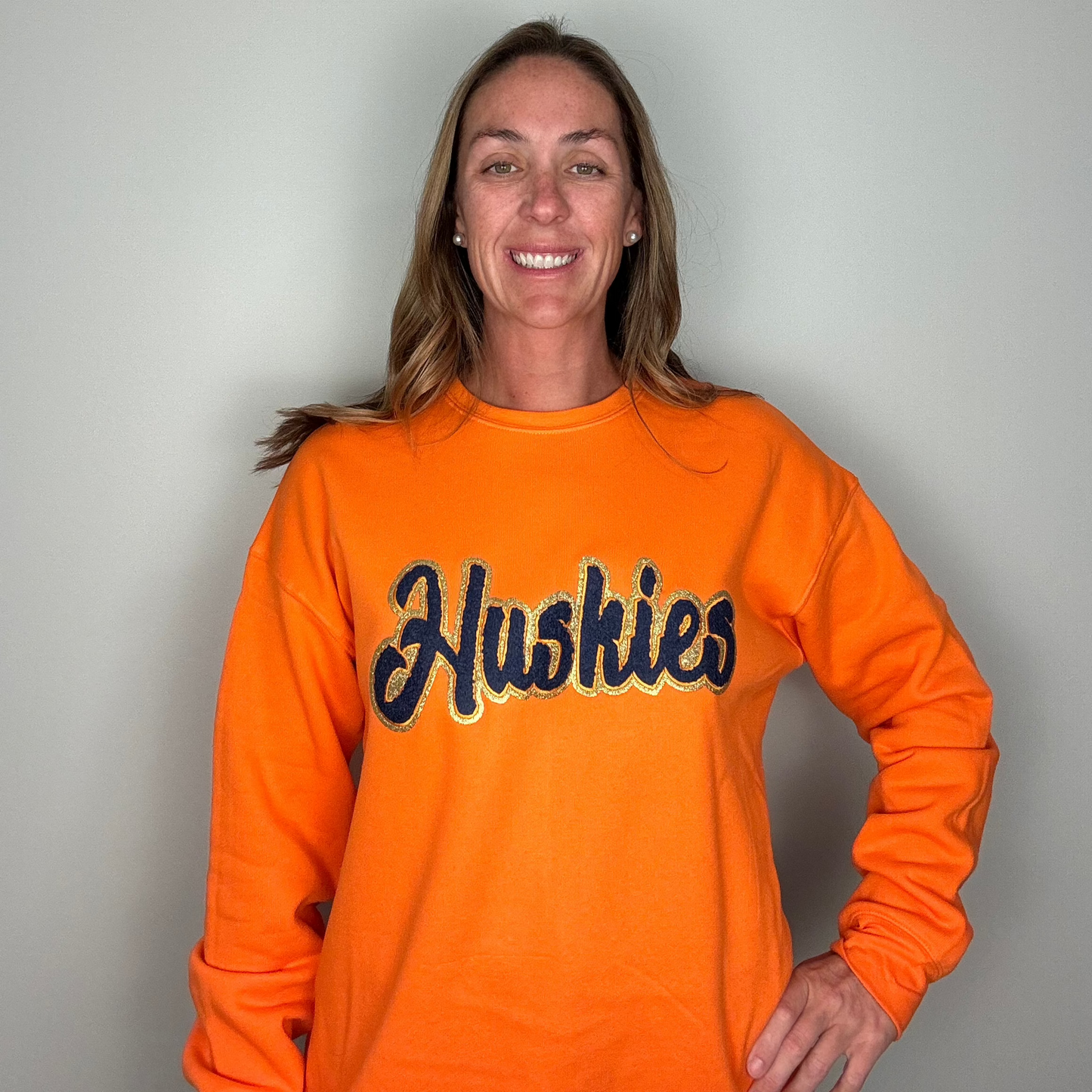 Huskies Chenille Crewneck