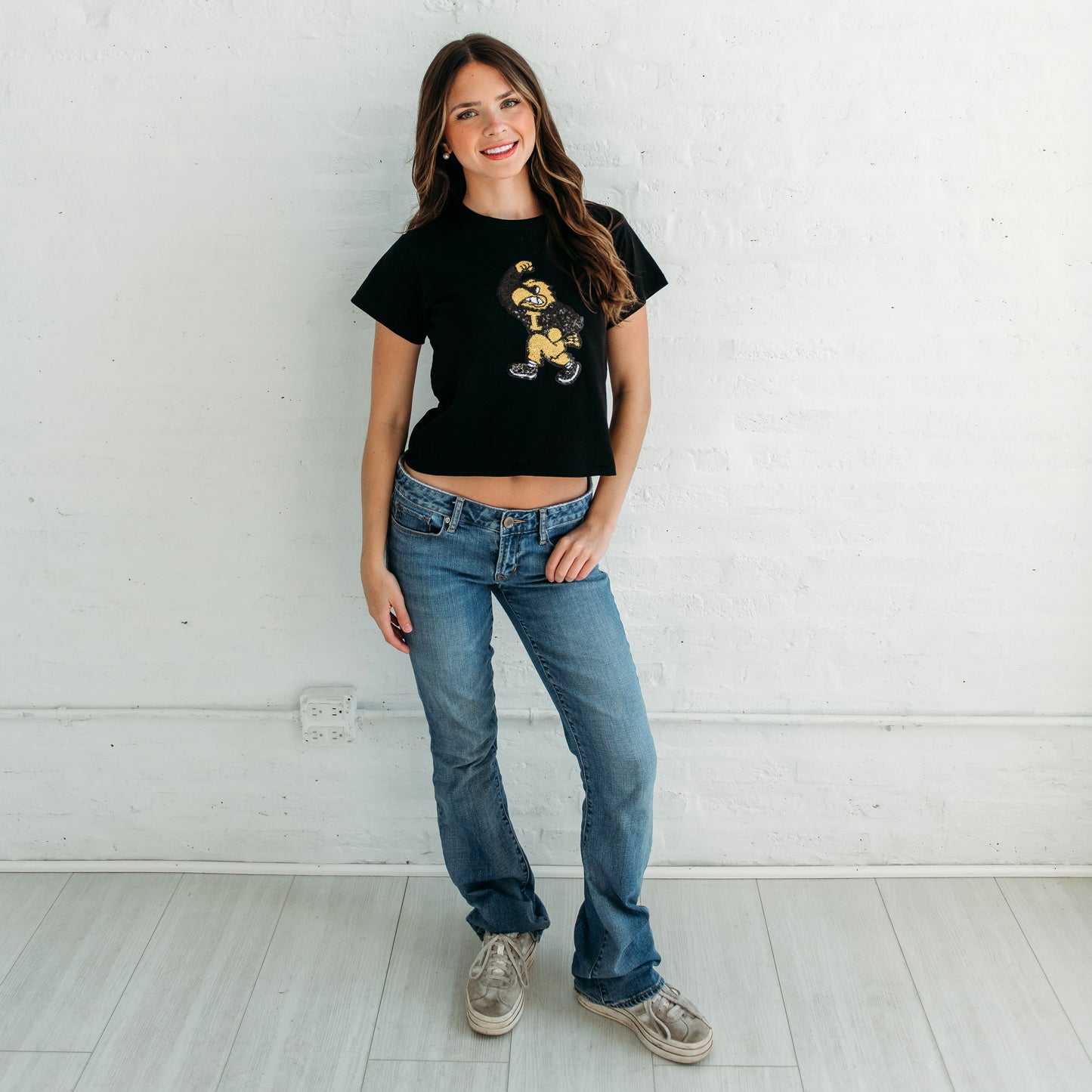 Herky Sequin Adult Tee