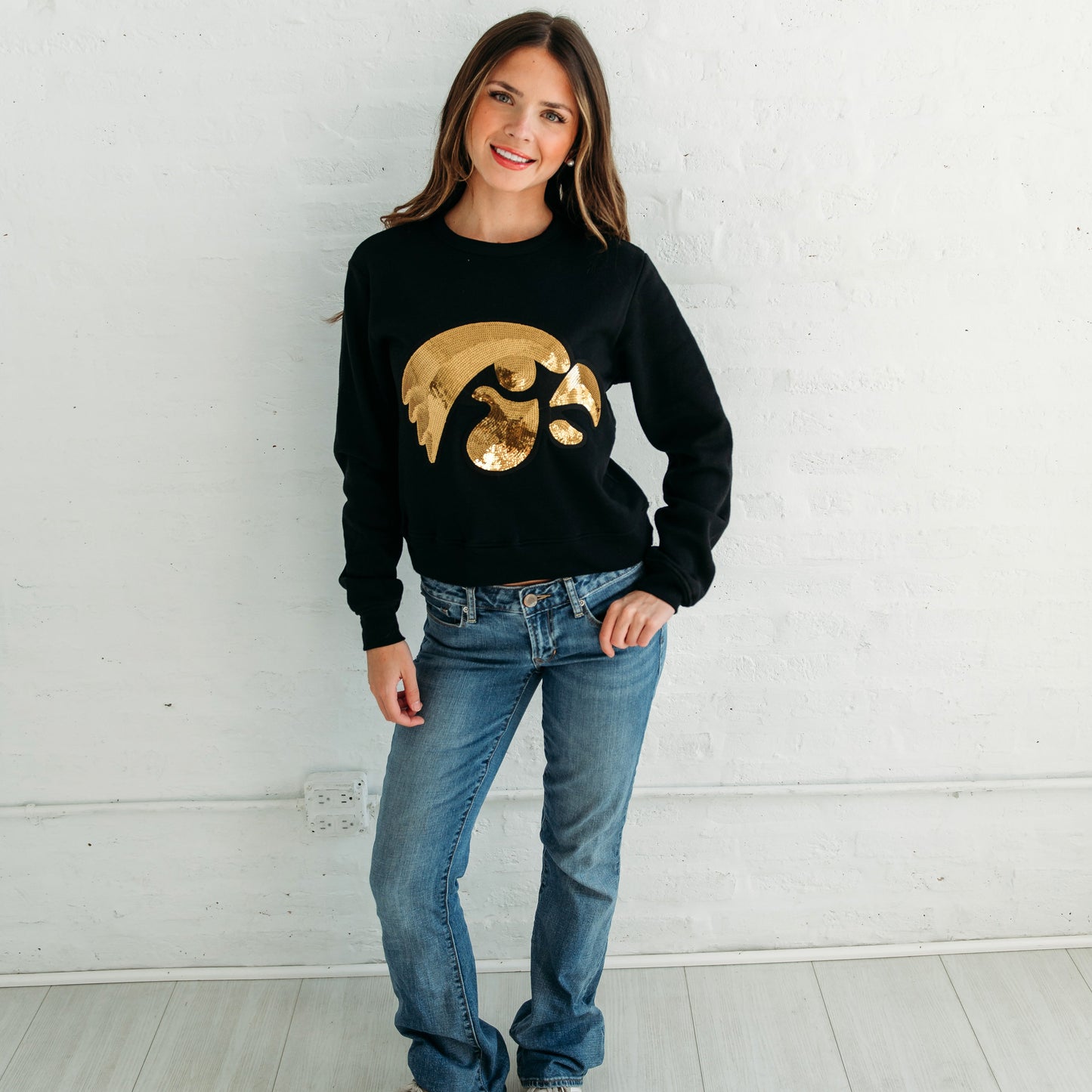 Tigerhawk Sequin Women's Crewneck