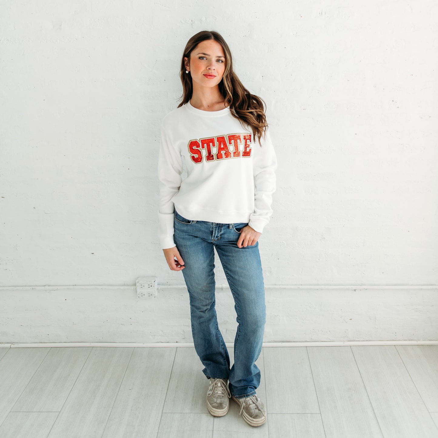 State Sequin Women's Crewneck