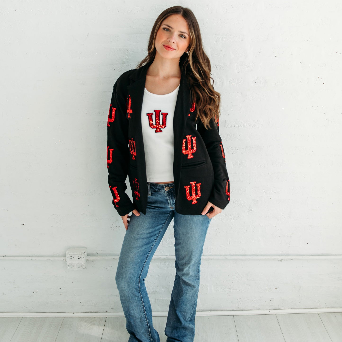 Trident Sequin Blazer