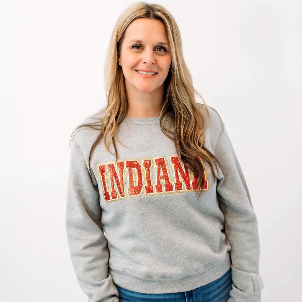 Indiana Sequin Women's Crewneck