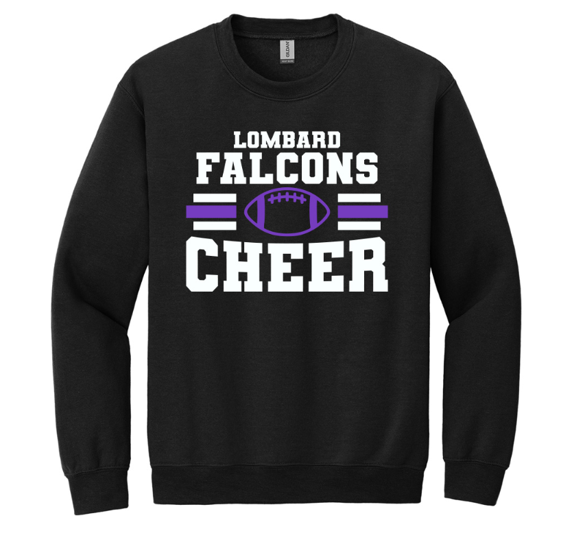 Lombard Falcons Cheer PERSONALIZED Game Day Crew