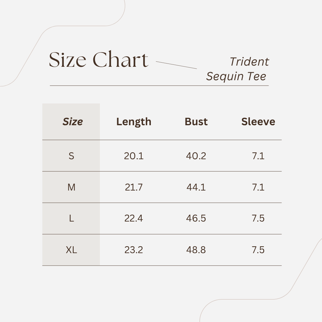 Indiana Trident Sequin Tee