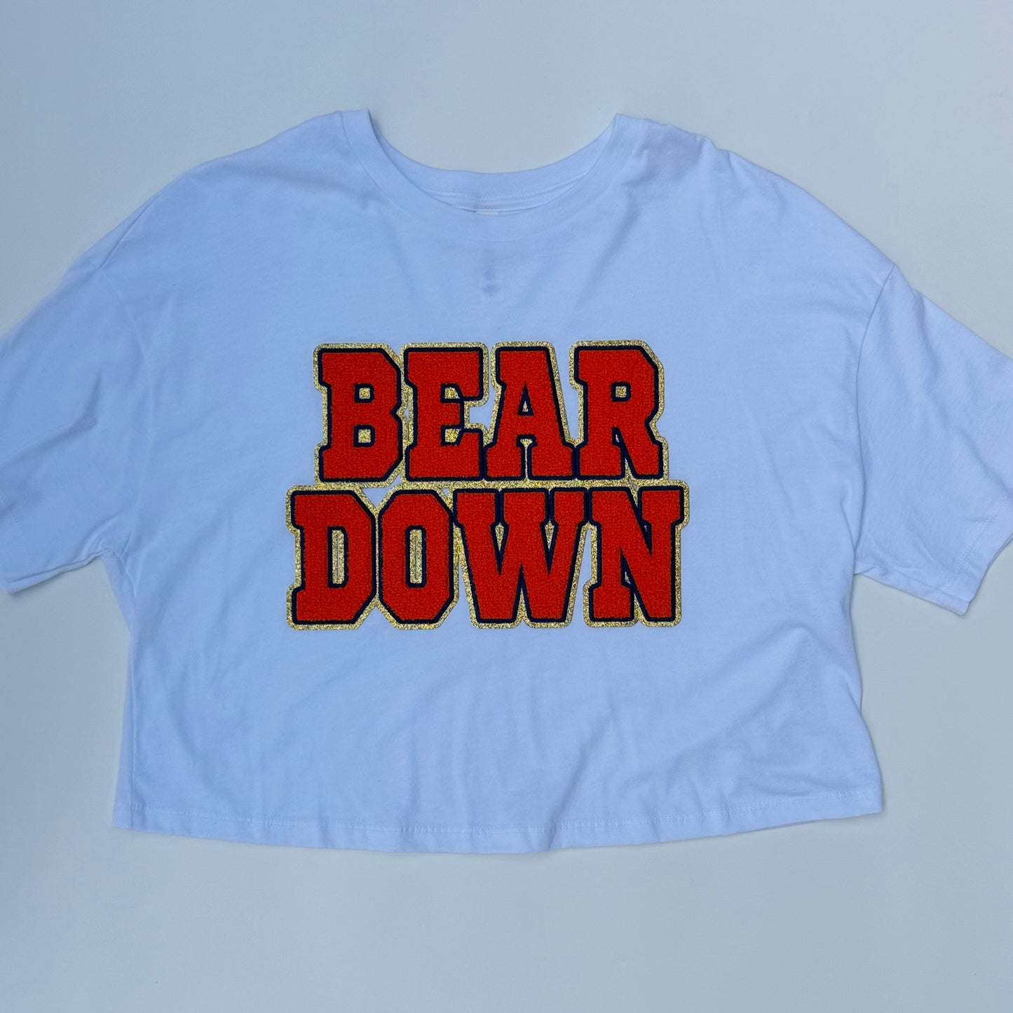 Bear Down Cropped Tee