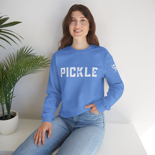 Net Game Distressed Pickle Crewneck