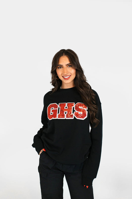 Galt Sequin Patch Crewneck