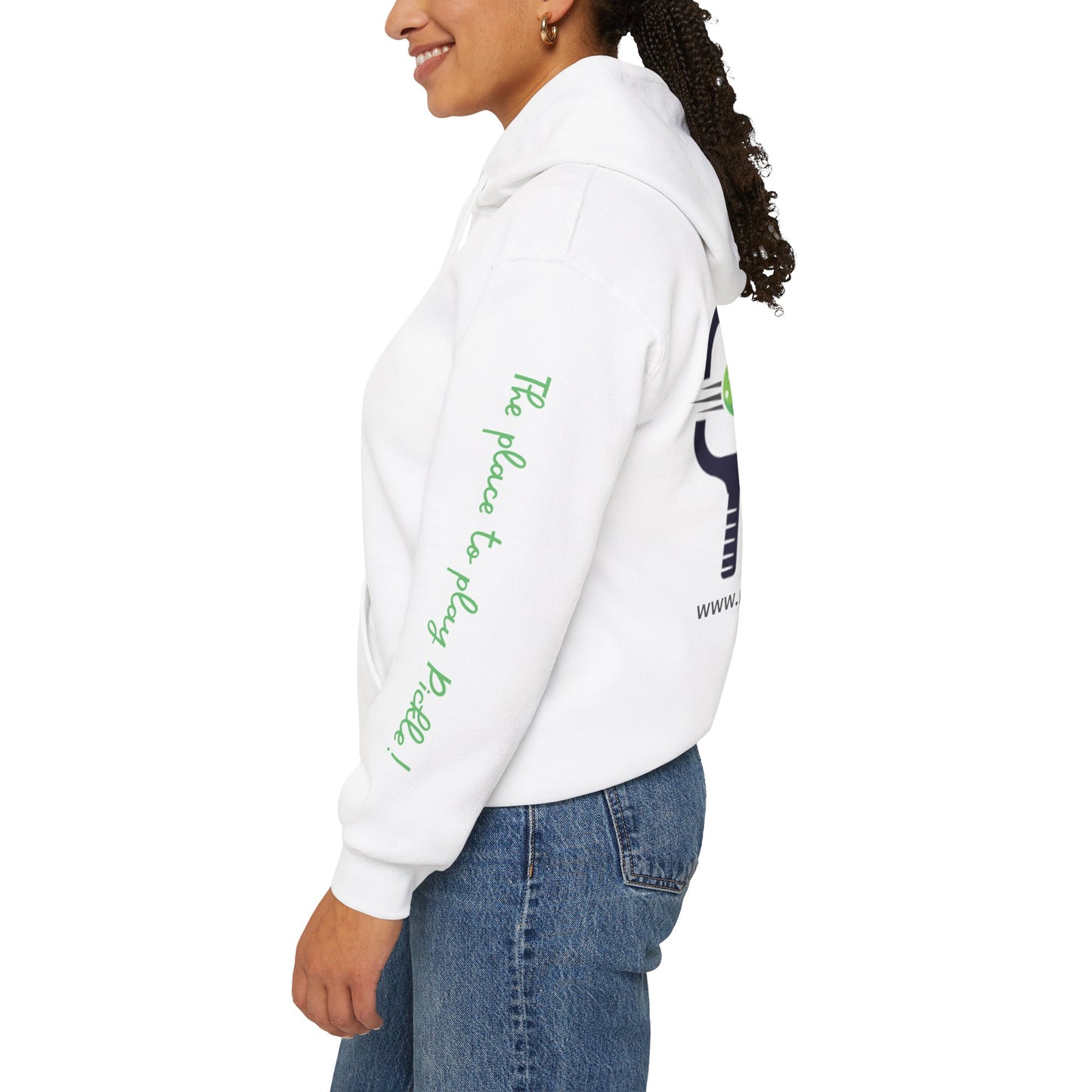 Net Game Gildan Hooded Sweatshirt "The Place to play Pickle!"