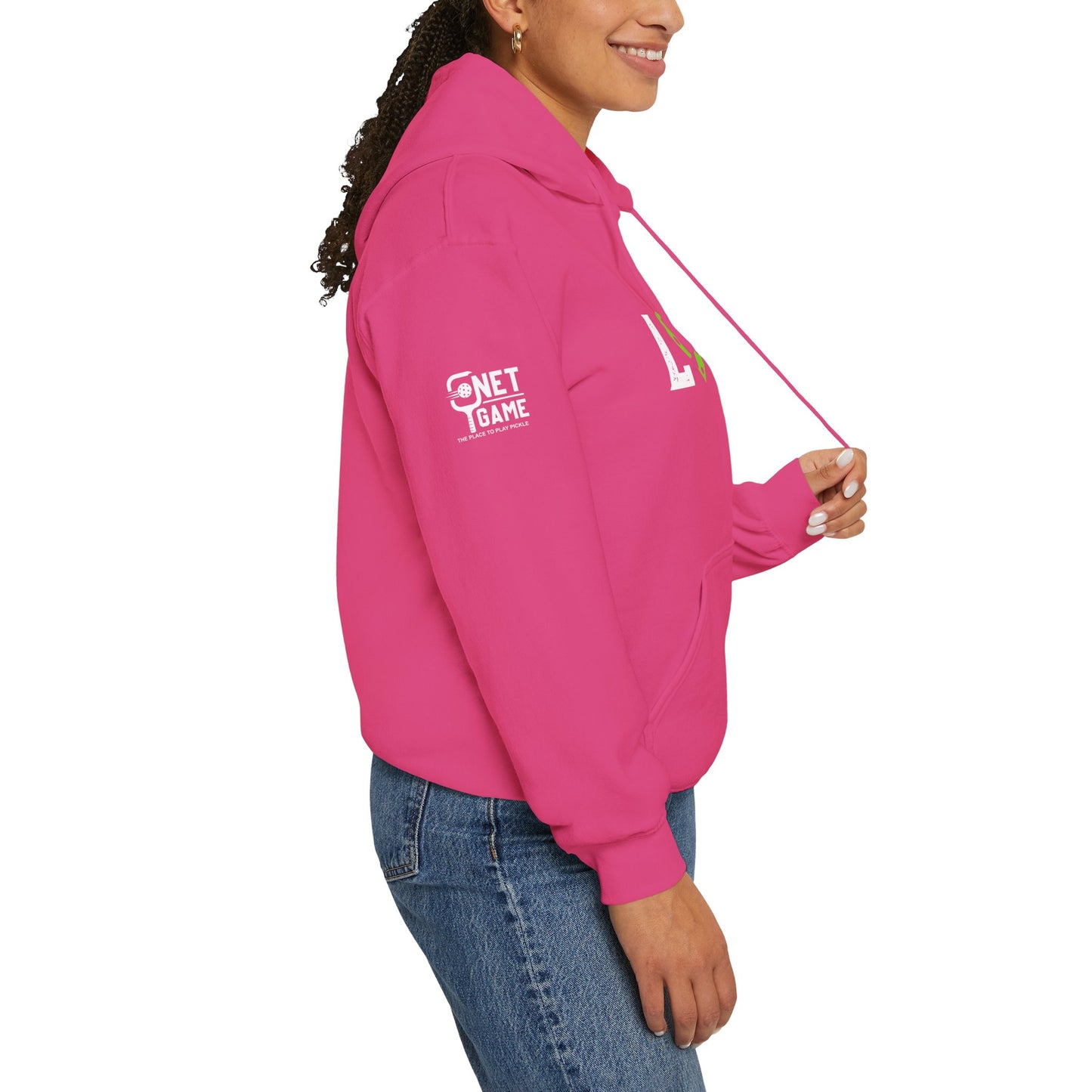 Love Heart Unisex Hoodie - Net Game