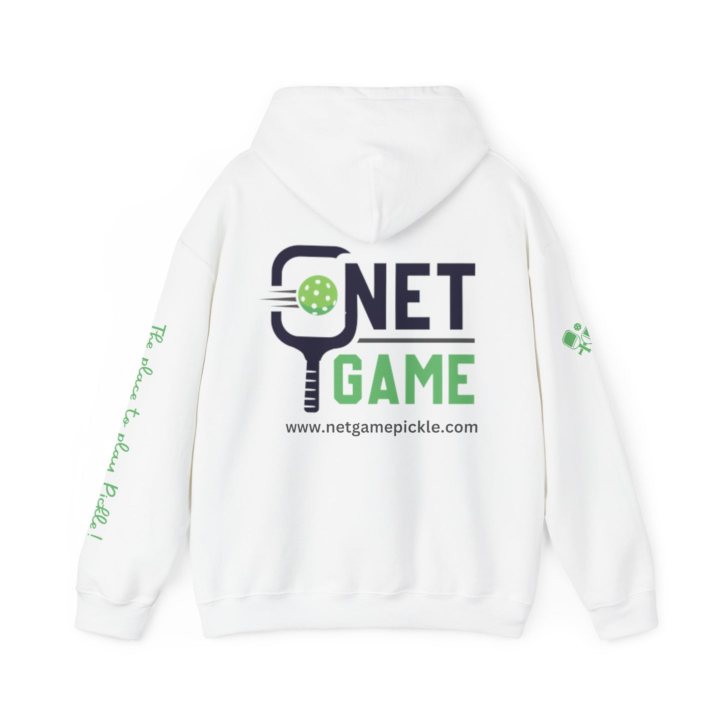 Net Game Gildan Hooded Sweatshirt "The Place to play Pickle!"