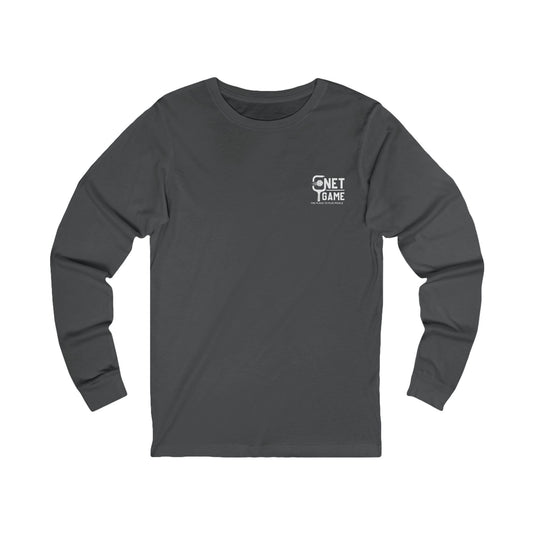 Net Game Gray Long Sleeve Unisex Tee