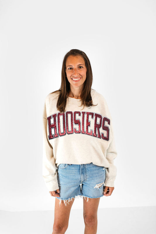 Hoosiers Slouchy Drop Shoulder Crewneck
