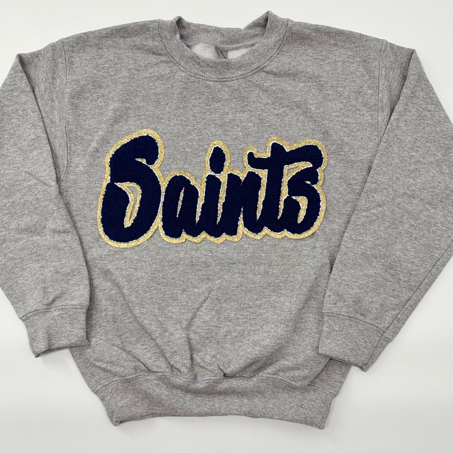 Saints Chenille Unisex Crewneck (Youth & Adult)