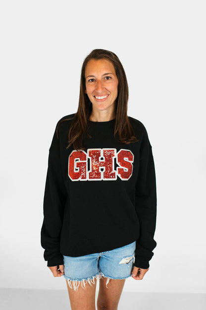 Galt Sequin Patch Crewneck