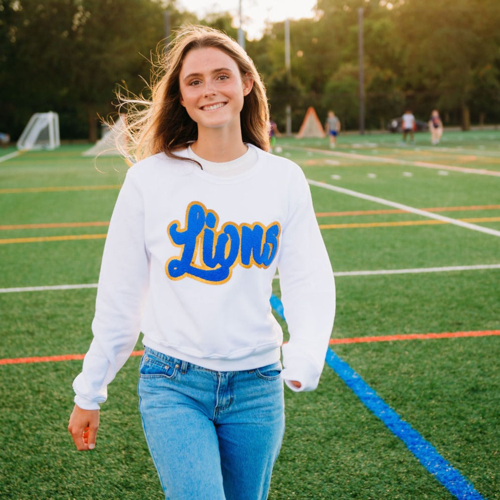 Lions Chenille Women's Crewneck