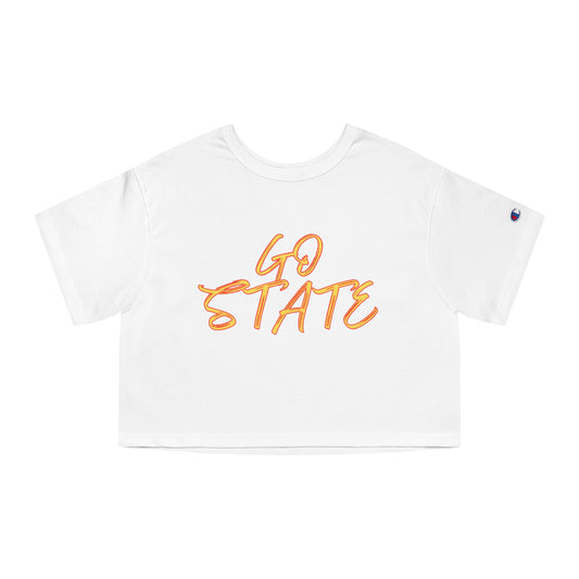 Go State Women's Cropped Tee