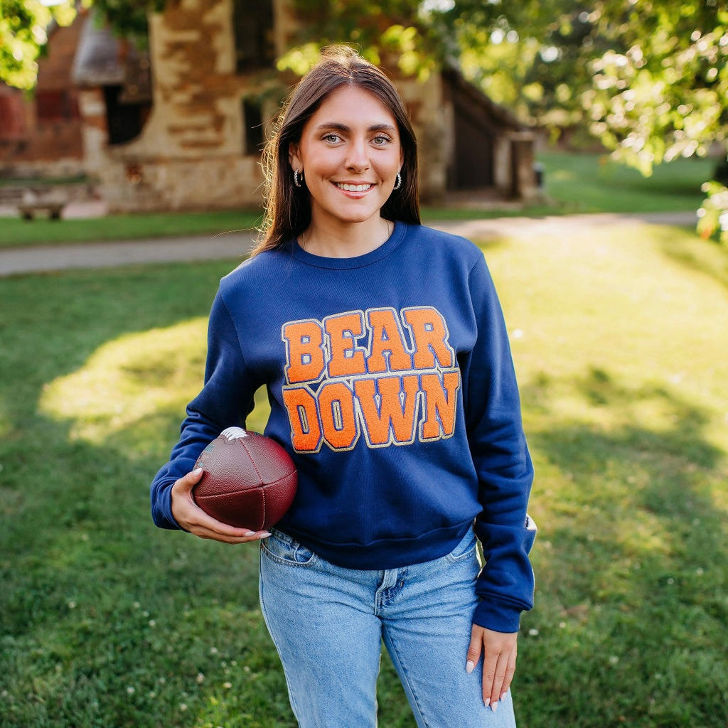 Bear Down Chenille Women’s Crewneck