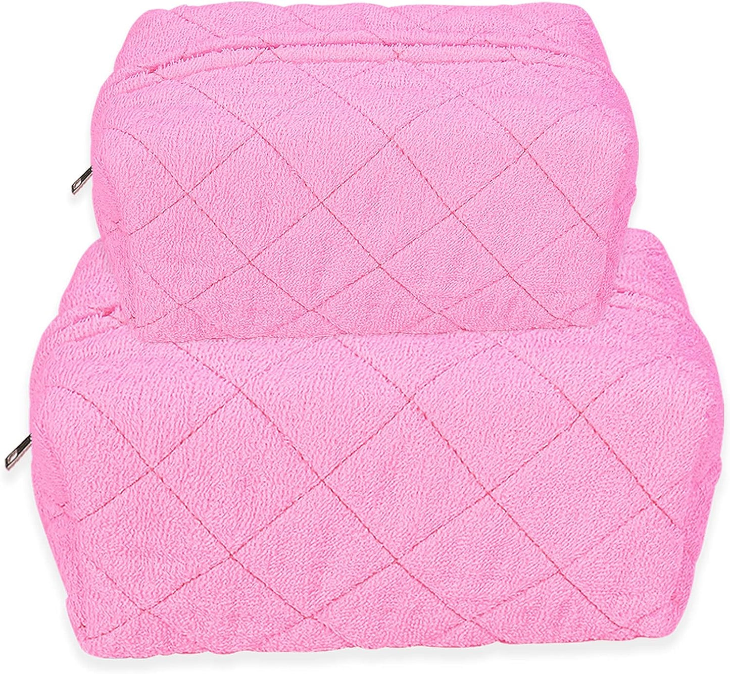 Personalized 2 Piece Terry Cloth Make Up Bag