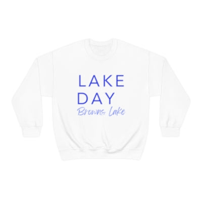 Personalized Lake Day Women's Crewneck