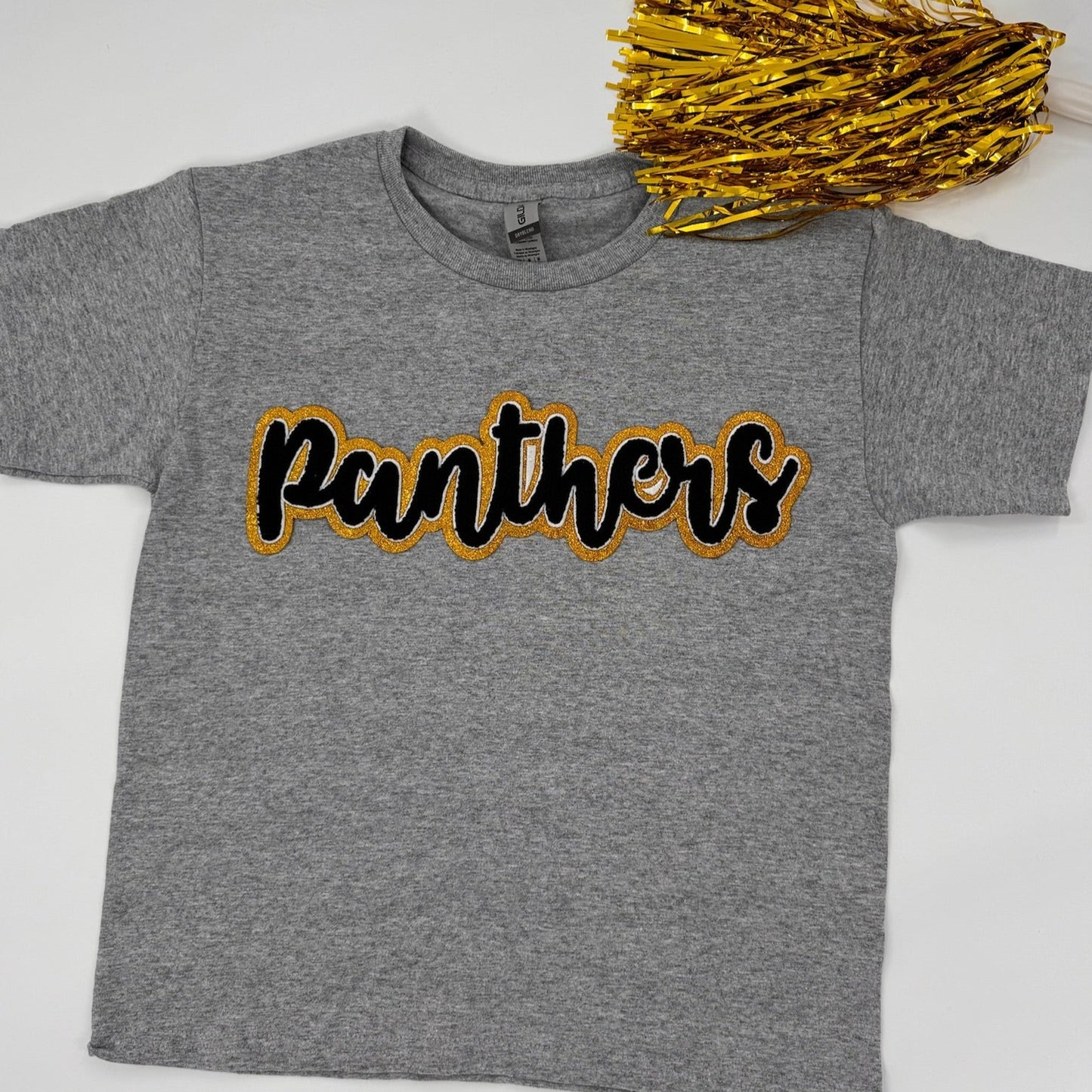 Panthers Chenille Patch YOUTH & ADULT Tee