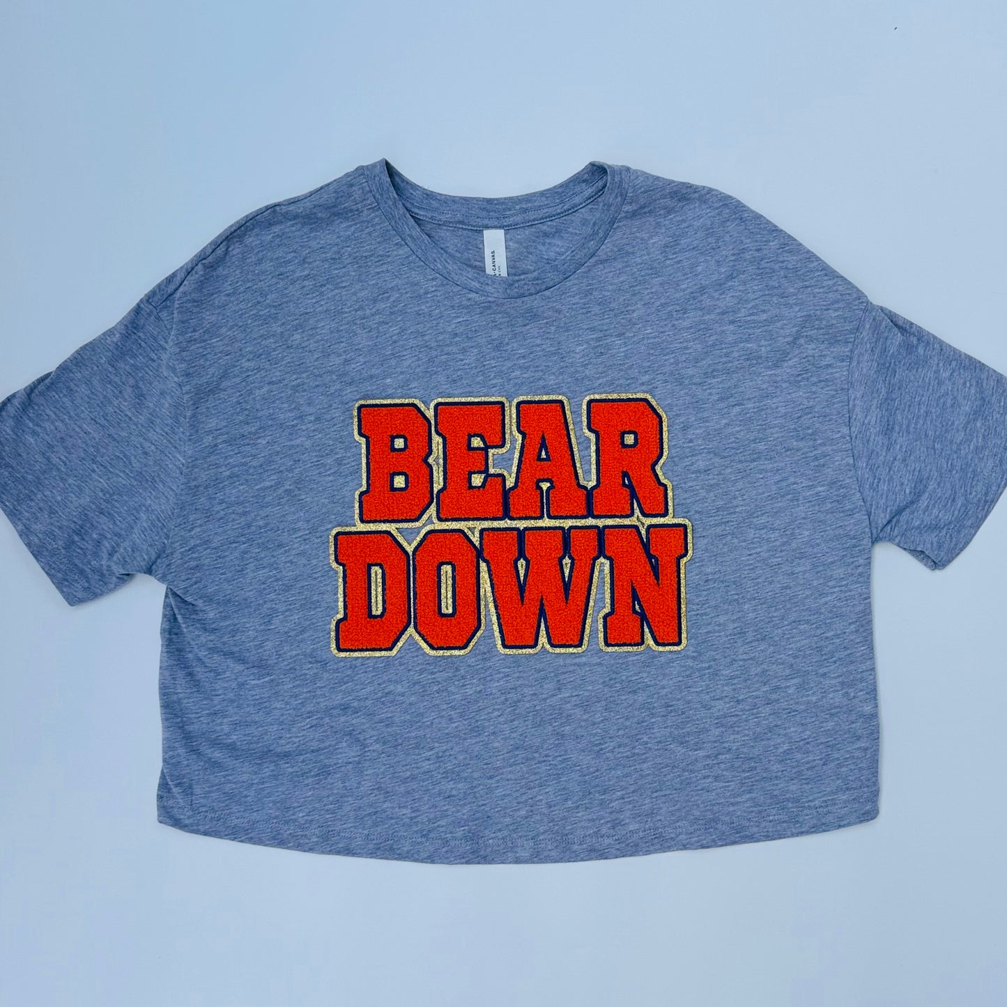 Bear Down Cropped Tee