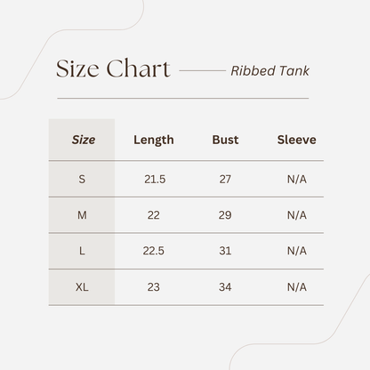 Trident Sequin Ribbed Tank