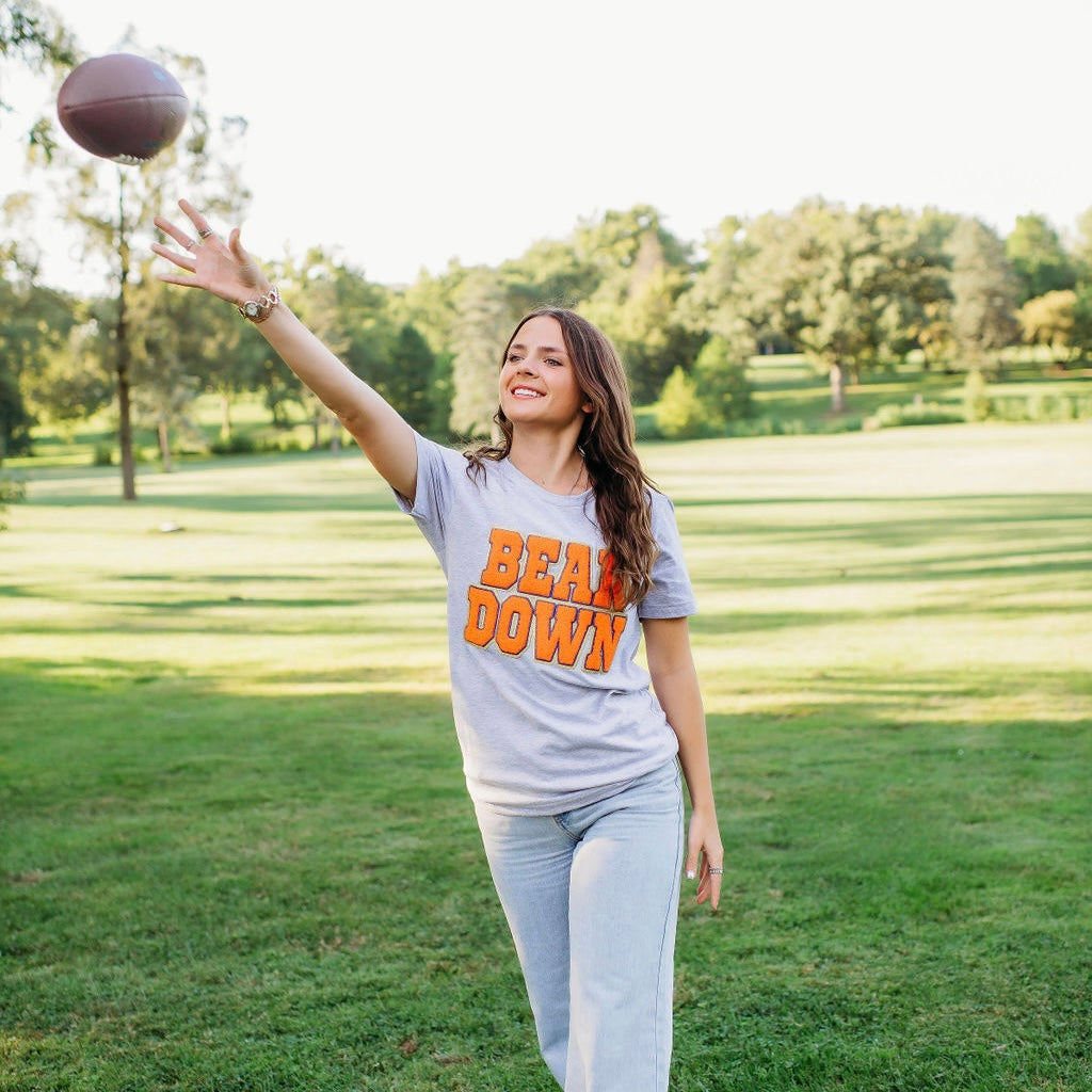 Bear Down Chenille Tee