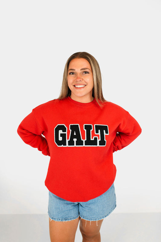 Galt Chenille Patch Crewneck