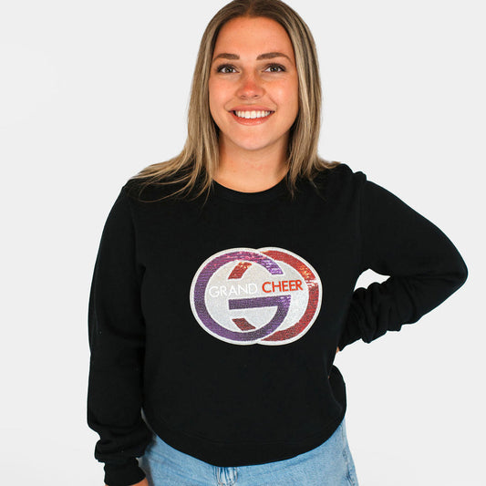 Grand Cheer Sequin Sequin Crewneck