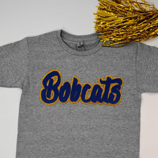Bobcat Chenille Patch YOUTH & ADULT Tee